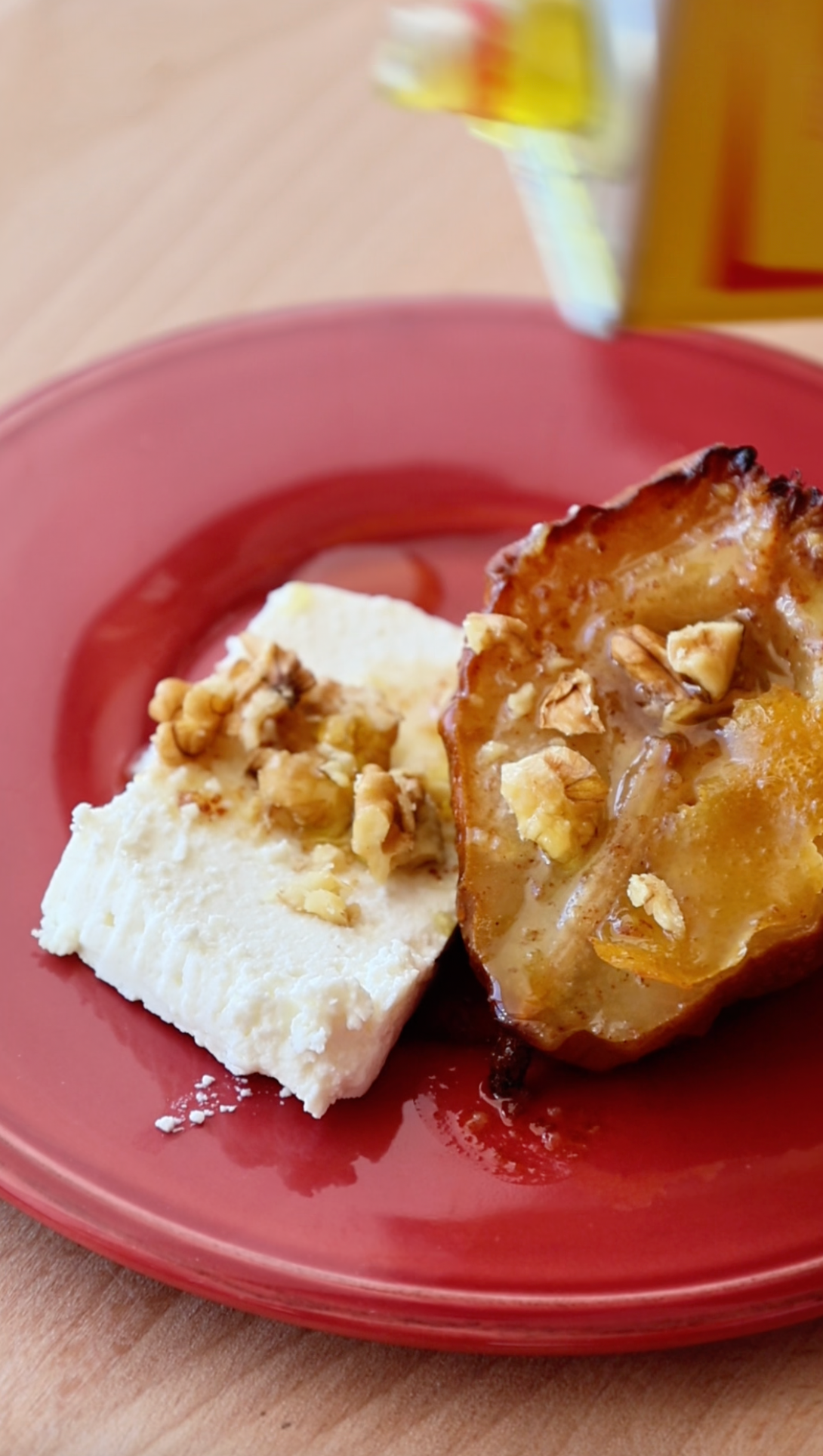 Baked Pears, Olive Oil and Honey